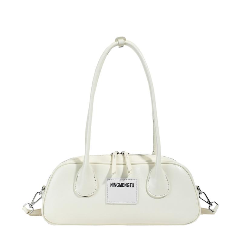 Неоново-зеленая кожаная сумка через плечо для женщин - Модная сумка-багет с отстегивающимся ремешком, Модный ретро-кошелек