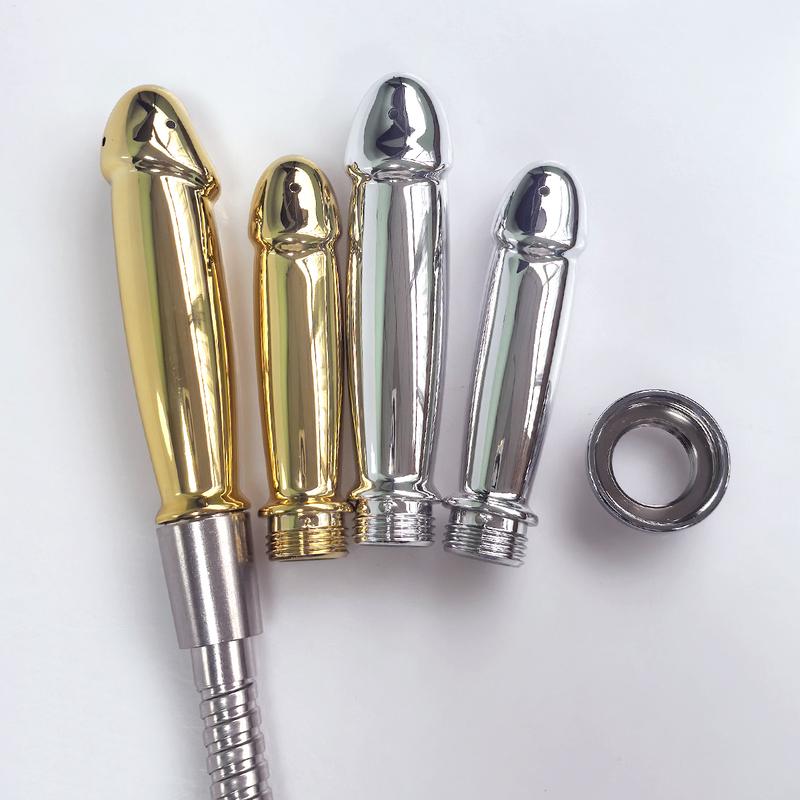 ABS anal vaginal douche Conversion head for outdoor use Posterior chamber irrigation multi-function plug-in shower sex toys