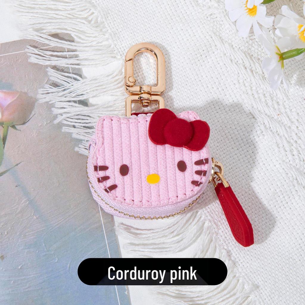 В наличии милый брелок Hello Kitty: Девочковая сумочка-подвеска в форме сердца и маленькая сумка для хранения