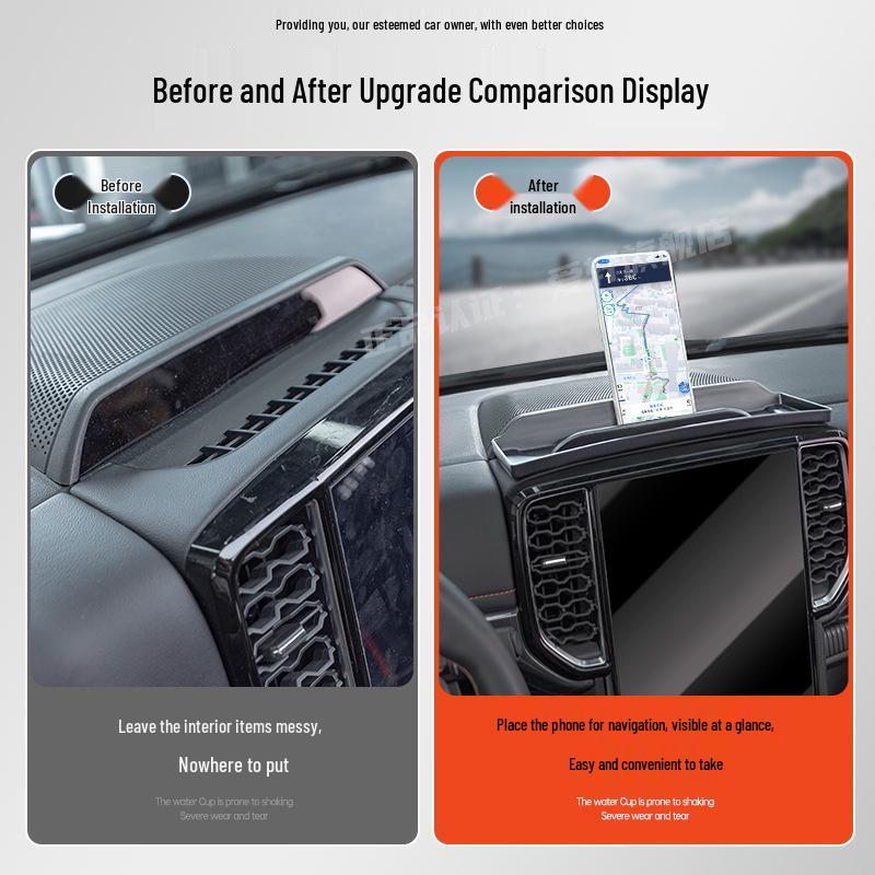 23-24 Ranger Dashboard Center Console Storage Box & Phone Holder