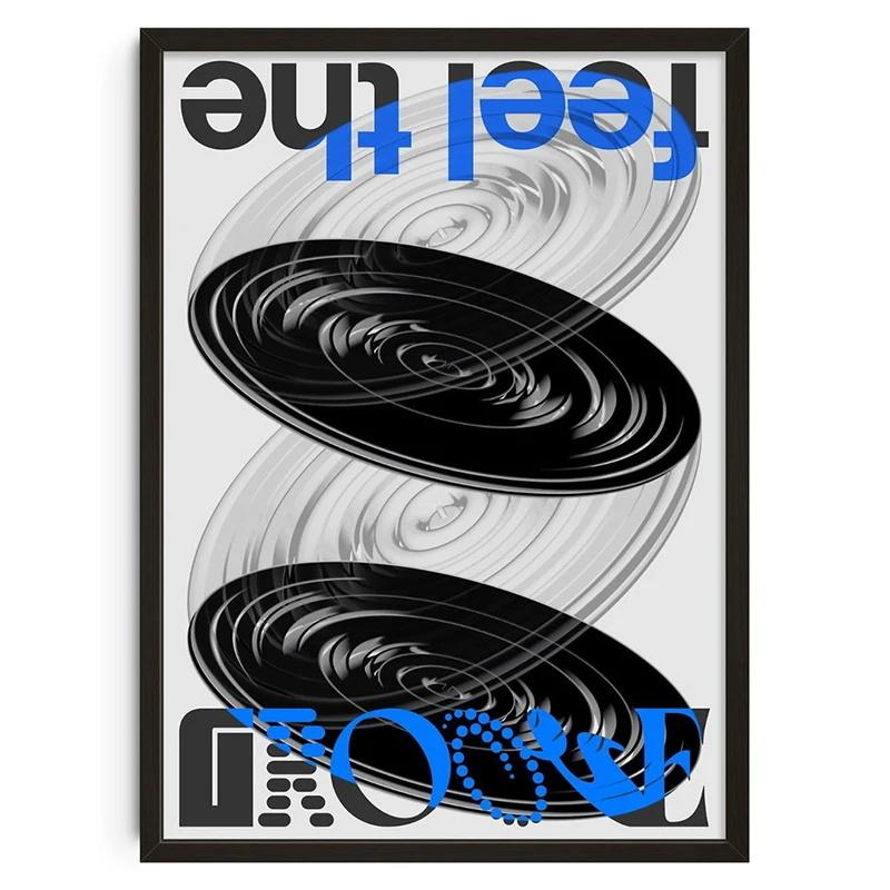 Винтажный Абстрактный Накорми свой разум Классические Постеры Принт Забота о себе Настенное искусство Холст Картина для Гостиной Спальни Домашний декор