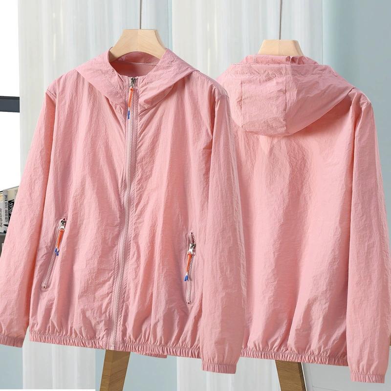 Ветрозащитная, быстросохнущая, прочная, свободная, женская куртка, простая, красивая, с карманами на молнии, весенне-летняя одежда 7XL