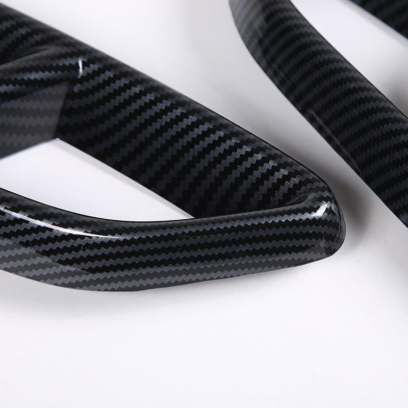 For Mercedes Benz E-Class W214 2024+ E260 300 ABS Car Rear Exhaust Muffler Pipe Cover Trim Tail Throat Frame