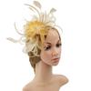 Large Wedding Feather Hair Fascinator On Headband Ladies Day Royal Ascot Races  Aliceband Net