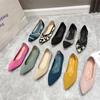 Fashion Knit Slip On Flat Shoes Women Mesh Loafers Stretch Ballet Shallow Flats Dress Shoes Moccasins Comfort Ballet Flats 2025
