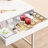 Transparent Plastic Trays Organizer Compartment Stackable Drawer Dividers  Bedroom Dresser