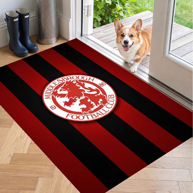 Soft Floor Carpet Middlesbrough Pattern Area Rug Decorative Mat For Home Room Decoration
