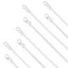 Fixed Head Nylon Screw Hole Cable Tie, Self-Locking Wire Bundle