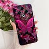 Чехол для Tecno Spark 30 4G Чехол KL6 Милый Кот Мотылек Расписной Корпус Для Techno Spark 30 Бампер