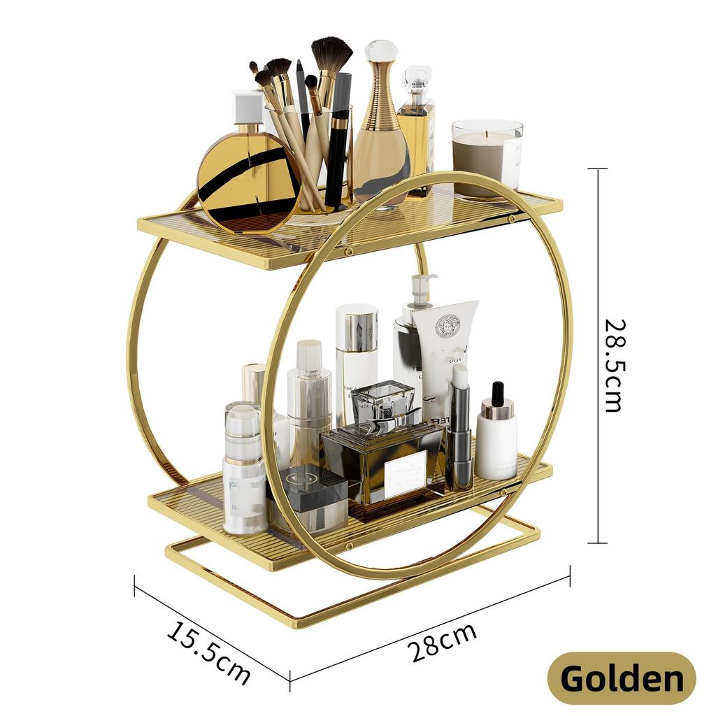Бытовая косметика и стеллаж для хранения средств по уходу за кожей, бытовой туалетный столик, раковина в ванной комнате, настольный стеллаж для хранения большой вместимости