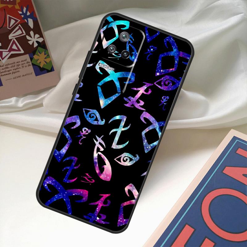Shadowhunters Angelic Rune Logo Funda For POCO M6 Pro X3 X4 X5 X6 M5s F3 F5 Xiaomi 13T Pro 12T 11T 12 13 Lite 14 Ultra Case