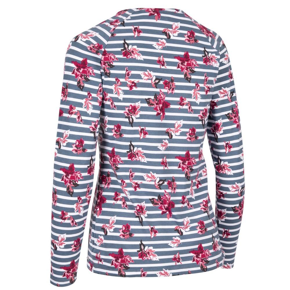 Womens/Ladies Dellini Floral Long-Sleeved Top