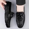 Italian Loafers Dress Shoes Men Loafers Leather Men's Business Shoes for Men Formal Mariage Wedding Shoes Trendy Flats