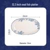 Shunxiang Jialan English Retro Ceramic Bowl & Plate Set - Underglaze Tableware for Soup & Rice.