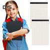 Grid Paper Pad 80 Sheets Easy Tear Off Quadrille Grid Notebook A5/B5/A4 Sizes Grid Pad Notebook for Sketching Note-Taking Engineering Geometry