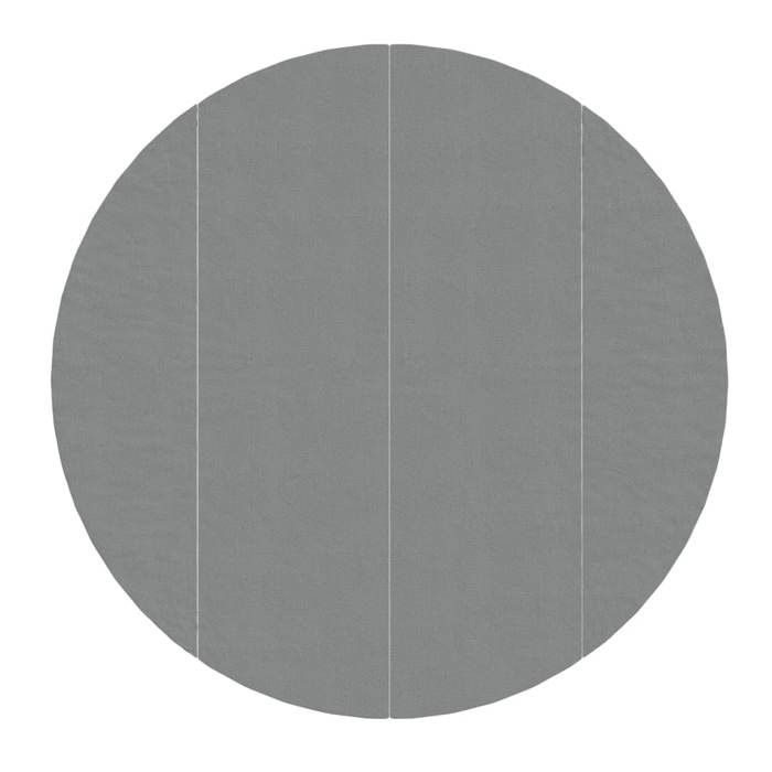 VidaXL Pool Cover, Round Ground Mat, Pool Cover, Pool Protection Garden Terrace, Light Grey Ø458 Cm 94220