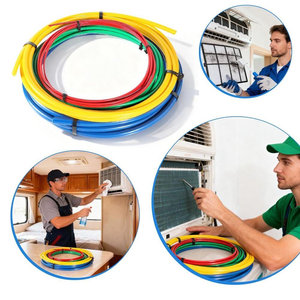 Flexible AC Pipe Bender Kit Anti-Kink Copper Tube Bender Bending Strip HVAC Installation