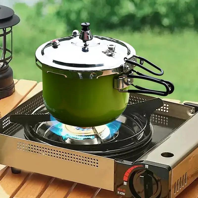 Маленькая скороварка из нержавеющей стали, простой бытовой кухонный инструмент, портативная складная скороварка для кемпинга, путешествий