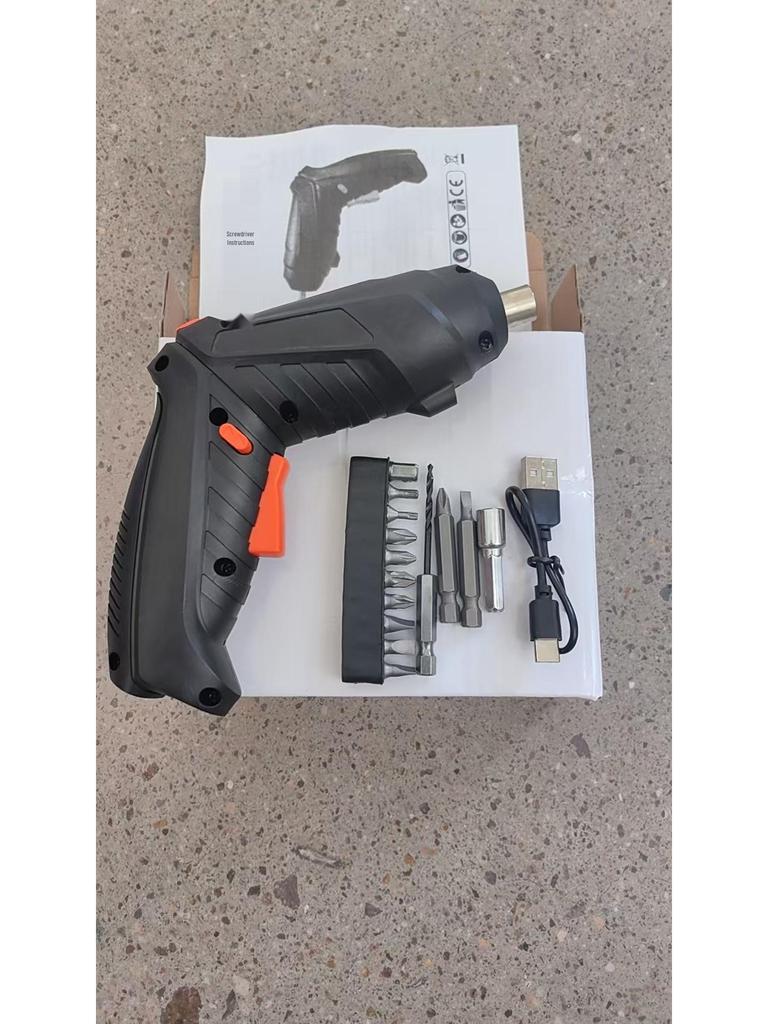 Перезаряжаемая мини-электрическая отвертка и набор дрелей - Автоматический электроинструмент для бытового использования