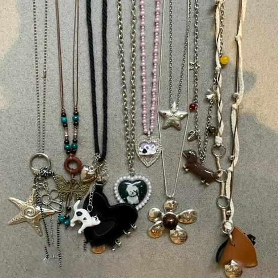 Minimalist Star Heart Long Necklace - Unique Cross-border Design for Women