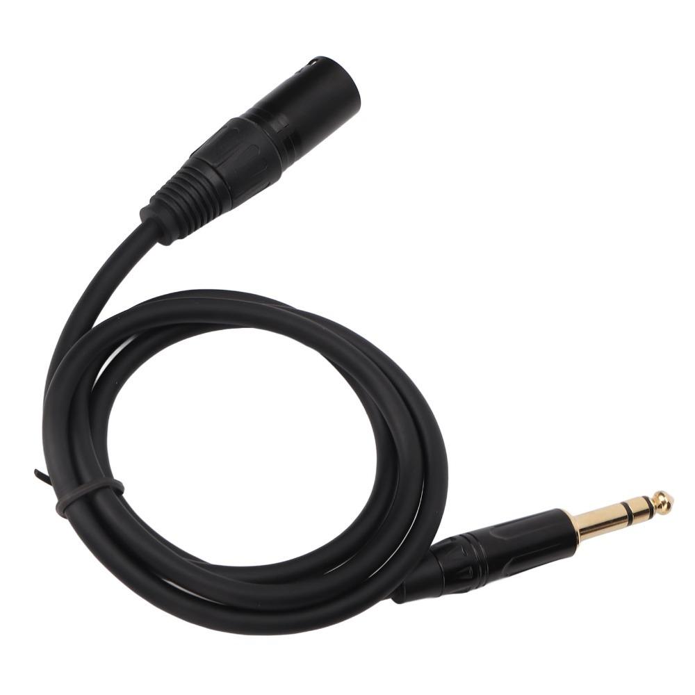 3 Pin 6.35mm to XLR Cable Plug and Play Stereo 1/4 Inch to XLR Balanced Cord Audio Interfaces