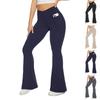 Wide-leg Flared Trousers High Waist Hip Lift Fitness Casual Versatile Elastic Nude Wear Thin Yoga Pants For Women