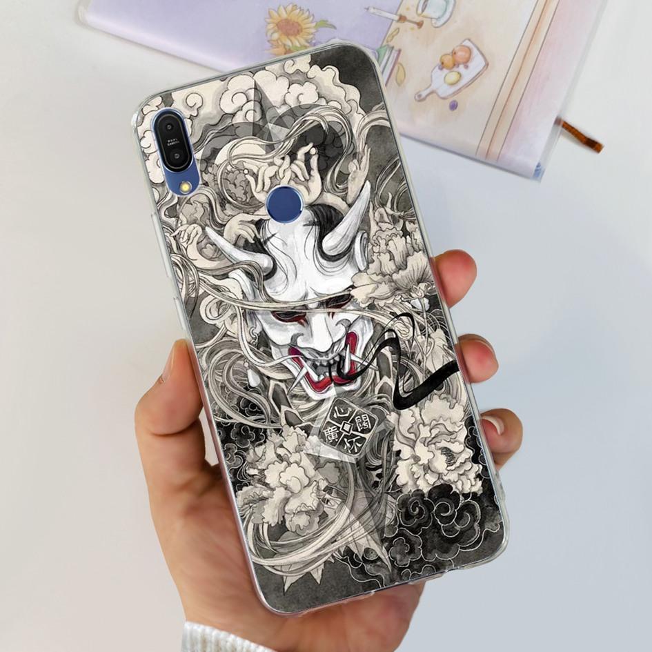 Чехол 5.99" для Asus Zenfone Max Pro (М1) ZB601KL ZB602K Чехол X00TDB Модный узор Прозрачный Мягкий Силикон Fundas Задняя крышка телефона