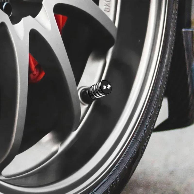 2026 Новые Для VW VOLKSWAGEN для Volkswagen VW 4 шт. Колпачки на ниппель колеса автомобиля Rline 2023 2022 2017 2013 Jetta Passat Авто