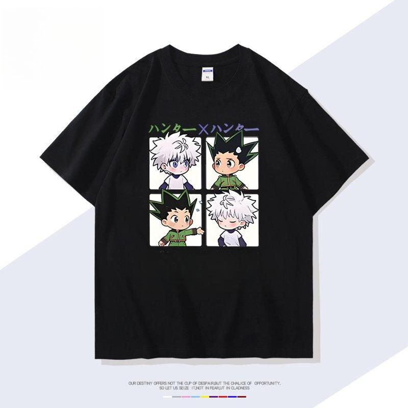 Аниме Hunter X Hunter Футболка с принтом Killua Унисекс и Женская Футболка Унисекс Топ Спортивная Футболка Унисекс Летняя Футболка 2026