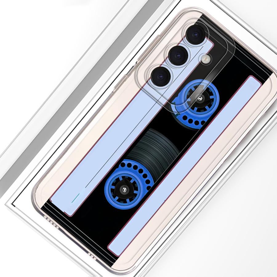 Модный Ретро Чехол-Кейс с Кассетной Лентой для Телефона Samsung Galaxy A25 A51 A36 A13 A33 A52 A56 A50 A34 A35 A52 A31 A26 A24 A54 A15