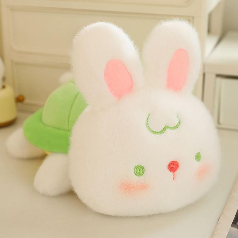 Мультяшный милый кролик черепаха плюшевый тяни за провод хвост виляет плюшевый брелок сумка кулон автомобильный брелок для ключей девочка подарок на день рождения