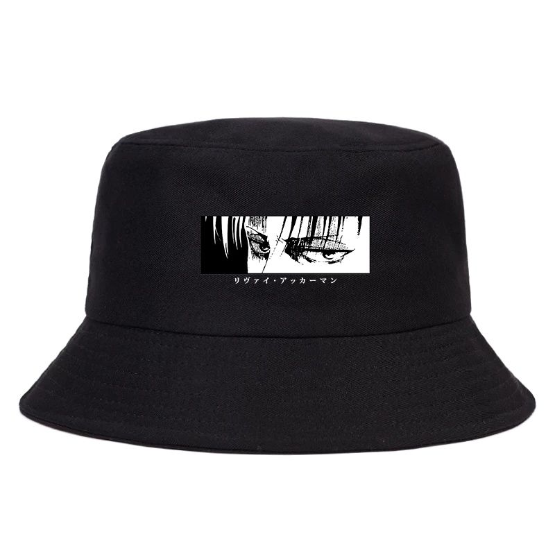 2023 аниме Атака Титанов летняя шляпа женская панама-ведро унисекс дизайн плоский козырек японское аниме шляпа рыбака