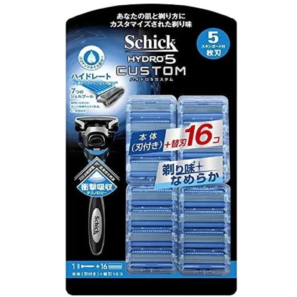 Schick Hydro5 Custom Replacement Blades SCHICK HYDRO5 CUSTOM 17-Blade (5-Blade Razor) - (x 1)