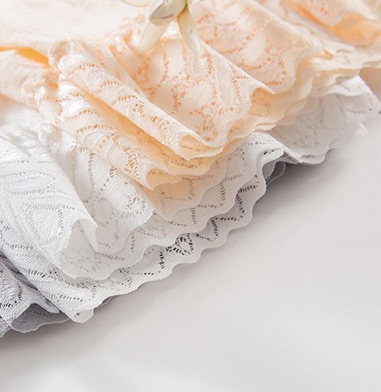 Lace Safety Pants Underwear Two-in-one High Waist Abdomen Summer Anti-exposure Lace Leggings Ice Silk Shorts