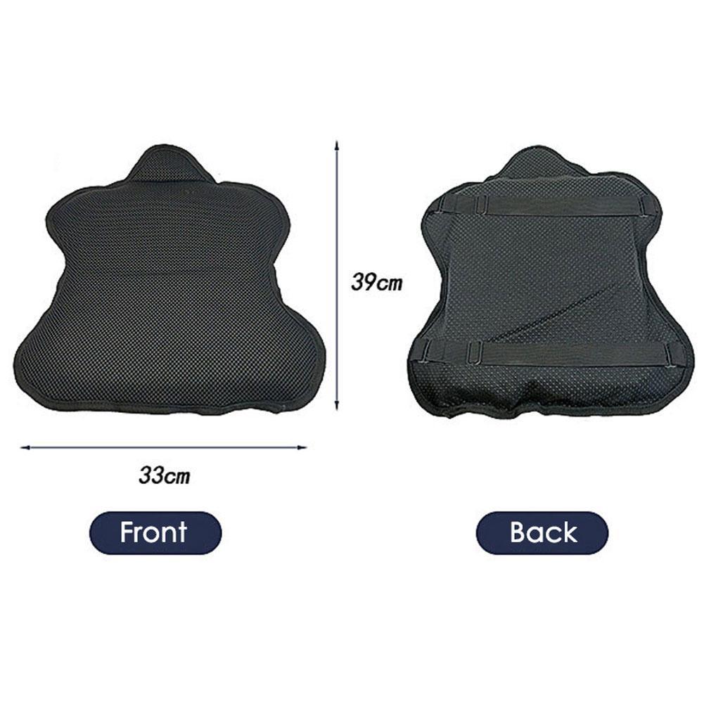 Motorcycle Gel Seat Cushion Anti-Slip Heat Insulation Blow Air Cushion Breathable Relief Four Season Motorcycle Pad