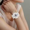Casio BABY-G Summer Beach Shockproof Waterproof Sport Quartz Resin Strap Japanese and Korean Watch Women's Watch White Dial BA-110CF-7A