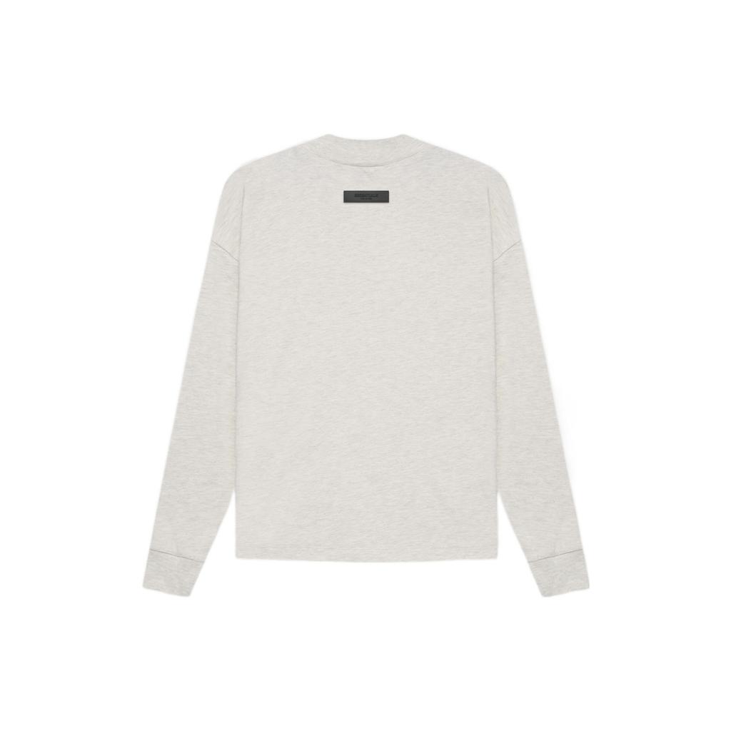 Fear of God Essentials Мужская футболка с длинным рукавом SS22 1977 'Светлый овсяный' FOG-SS22-238