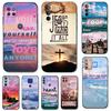 Black Tpu Case For Motorola Moto G31 G40 Fusion G41 G50 G51 G10 G20 G30 G100 5G G22 Christian Jesus Wisdom