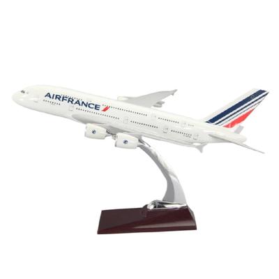 Модель самолета A380 36 см Air France Air Bus Модель самолета Игрушечный самолет Модель самолета Самолет для коллекции Подарки Декор Ремесло Украшение Для
