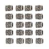 20pcs Alloy Beard Bead Retro DIY Hair Tube Dreadlocks Beads for Hair Braiding Bracelet Necklace