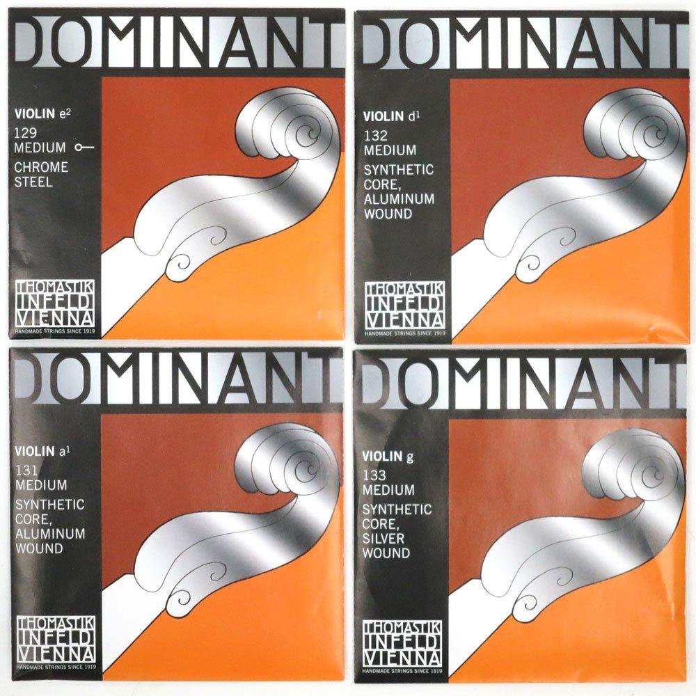 Dominant 44 Violin String Set (E-wire Steel, Ball End)