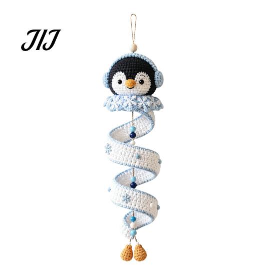Easy Crochet Ghost Tutorial Kit DIY Kit, Ghost/Penguin/Deer/Gingerbread Man/Pumpkin Shape, Spiral Handicraft Gift for Enthusiasts Crafting Ornament