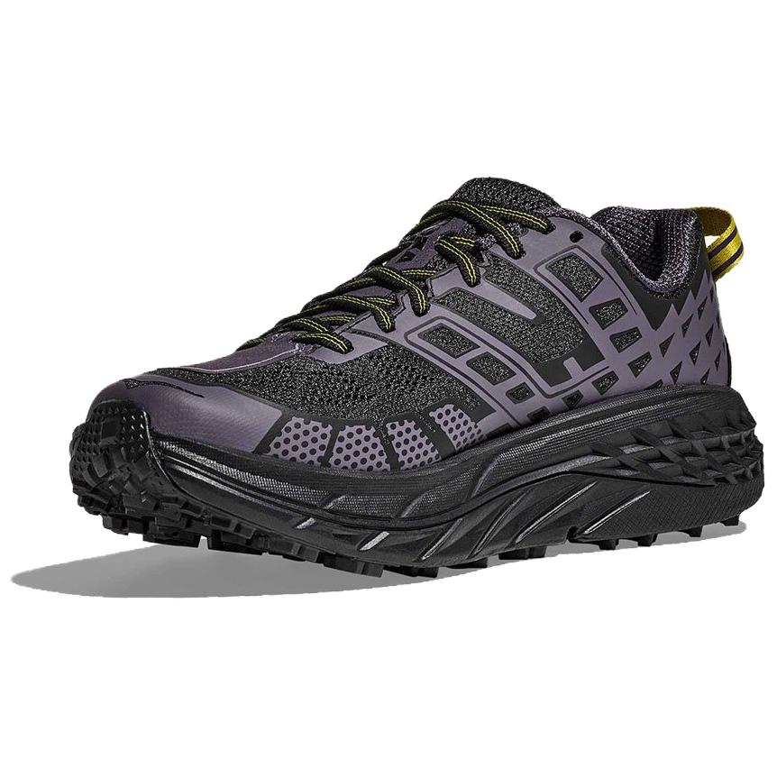 Hoka One One Speedgoat 2 Удобные Универсальные Ткань Синтетическая Кожа Нескользящие Дышащие Поддержка Баланс Низкие Беговые Кроссовки 1162710-BSQ