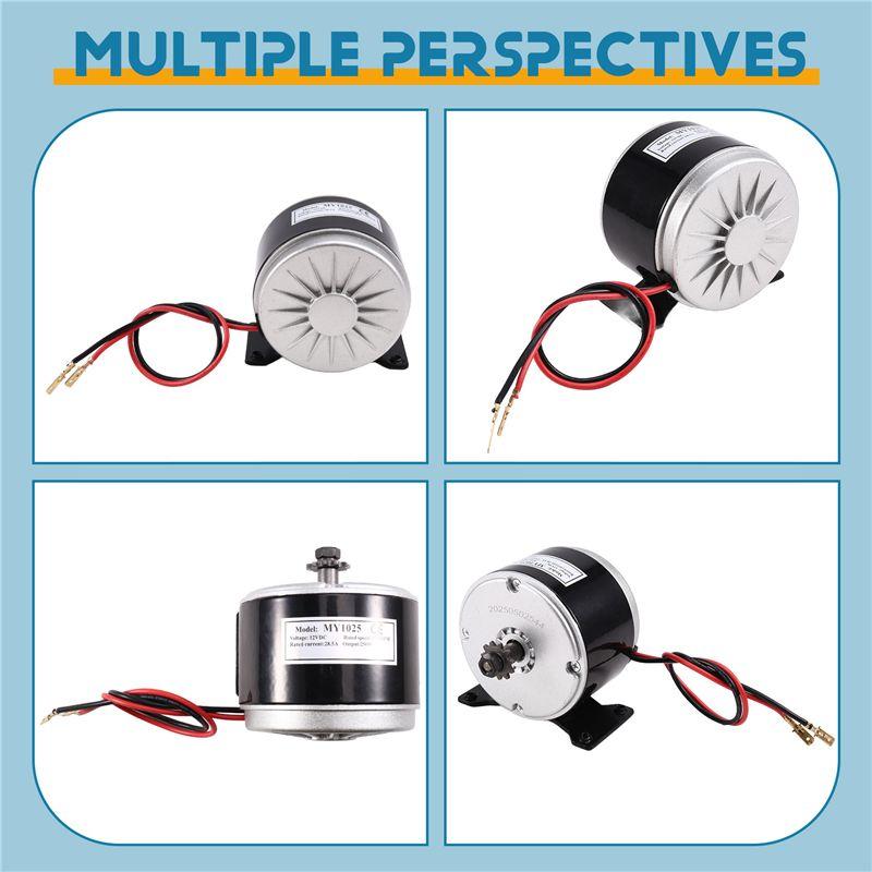 AEE5-12V 250W Высокоскоростной Мотор-редуктор Для Цепи 25H Электродвигатель Звездочка Коллекторные Двигатели Постоянного Тока Редуктор Электровелосипед Самокат