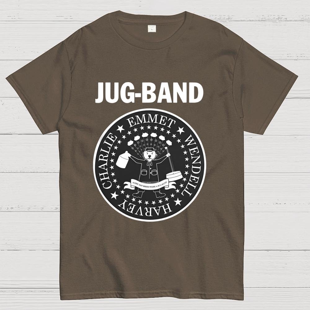 Jug Band Unisex 100% Cotton Summer Casual Cool Loose T-Shirt