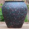 Vintage Ceramic Pot for Indoor/Outdoor Use – Large, Breathable Coarse Pottery for Green Plants, Tall Wide Mouth Design for Bougainvillea & Succulents
