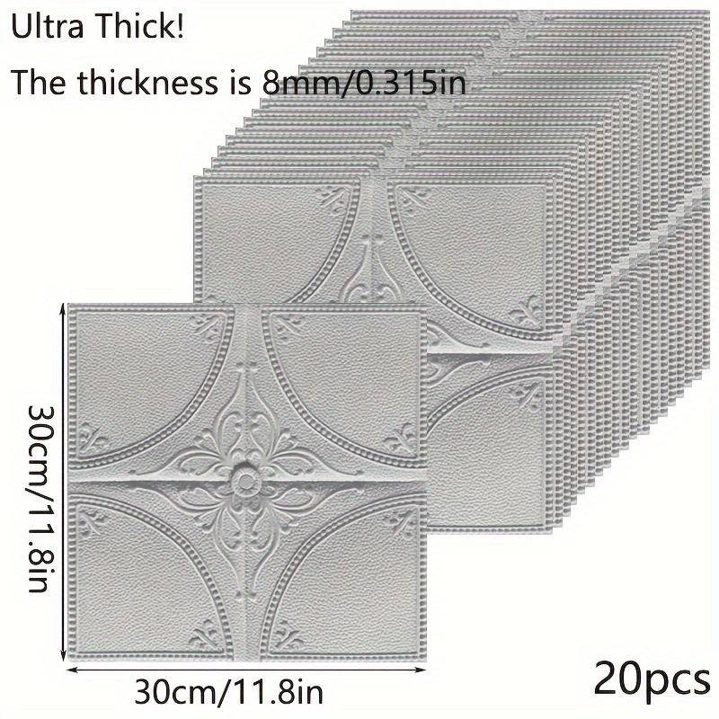 Ultra Thick! with A Thickness of 0.315in 15/20pcs of 3D DIY Self-adhesive Anti-collision Stickers Upgrade Your Bedroom or Living Room - Waterproof