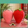 Strawberry Toy Plush Down Cotton Fruit Cushion Girls Children Holiday Gift Doll