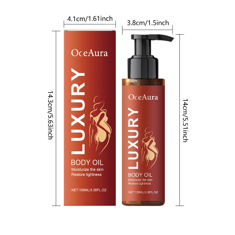 Elasticity Enhancing Body Oil Daily Moisturizer Hydrates Softens Skin For Sensitive Skin Care