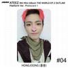 ATEEZ Девятый мини-альбом THE WORLD EP.2 OUTLAW Platform Ver Официальная фотокарточка 1 2 3